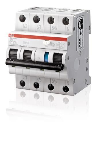 Дифференциальный автомат  4П  16А   30мА  ABB  DS203NC C16 AC30 /2CSR256040R1164/